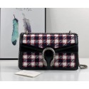Gucci Dionysus GG Original tweed Shoulder Bag AS400249 blue HY1603iZ66