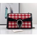 Gucci Dionysus GG Original tweed Shoulder Bag AS400249 red HY27057Dq89