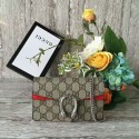 Gucci Dionysus GG Supreme Mini Shoulder Bag 476432 Red HY1807bW68