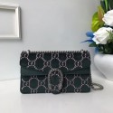 Gucci Dionysus GG velvet small shoulder bag 499623 green HY24613Ri95