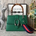 Gucci Dionysus Leather Top Handle Bag 448075 Green HY20637XW58