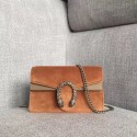 Gucci Dionysus velvet super mini bag 476432 Taupe HY21084tg76