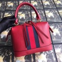 Gucci GG Calf leather top quality tote bag 523433 red HY21661ED90
