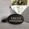 Gucci GG Calfskin Leather belt bag 476434 black HY7424fj51