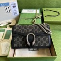 Gucci GG denim Dionysus GG shoulder bag 400249 Black HY6622jo45