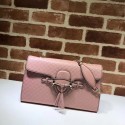 Gucci GG Leather Shoulder Bag 449635 Pink HY2662rJ28