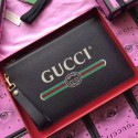 Gucci GG Marmont Calfskin Leather Clutch 466489 Black HY14872uk46