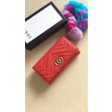 Gucci GG Marmont Continental Wallet 443436 Red HY2131OG45