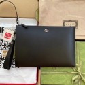 Gucci GG Marmont leather pouch 475317 black HY12737yj81