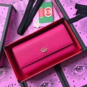 Gucci GG Marmont leather wallet 456116 rose HY22745dV68