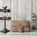 Gucci GG Marmont Matelasse Leather Shoulder Bag 443497 Apricot HY19894Xp72