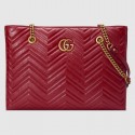 Gucci GG Marmont matelasse medium tote 524578 red HY26904EB28