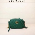 Gucci GG Marmont Matelasse mini Bag 448065 Green HY17028ER88