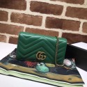 Gucci GG Marmont Matelasse mini Bag 448426 Green HY11088pk20