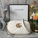 Gucci GG Marmont Matelasse Shoulder Bag 447632A White HY6112uk46