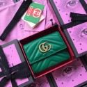 Gucci GG Marmont Matelasse Wallet 474802 Green HY11251DO87