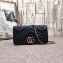 Gucci GG Marmont Mini Bag 488426 Black HY17027Yf79
