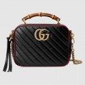 Gucci GG Marmont series small bamboo shoulder bag 602270 black HY12695Zr53