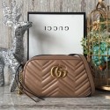 Gucci GG Marmont Small Matelasse Shoulder Bag 447632 Apricot HY11802jf20