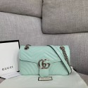 Gucci GG Marmont small shoulder bag 443497 Light green HY1644Xp72