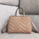 Gucci GG Marmont small top handle bag 448054 Dark Pink HY4340aj95