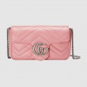 Gucci GG Marmont super mini bag 476433 Pastel pink HY26029CD62