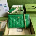 Gucci GG Matelasse leather shoulder bag 702200 Bright green HY8464Ea63
