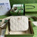 Gucci GG Matelasse leather shoulder bag 702234 white HY13465aj95
