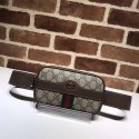 Gucci GG Original GG Leather belt bag 519308 brown HY21849Oq54