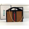 Gucci GG original suede leather ophidia Tote Bag 512957 Camel HY25202su78