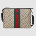 Gucci GG Supreme canvas shoulder bag 523335 apricot HY5806uT54