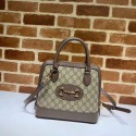 Gucci GG Supreme Canvas Top Handle Bag 621220 Khaki HY3669mV18