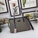 Gucci GG Supreme Canvas Tote Bag 353440 Black HY13491TP23
