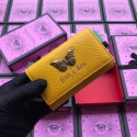 Gucci GG Supreme key case butterfly 519801 yellow HY6173Nw52