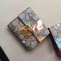 Gucci GG Supreme Padlock Tian Wallet 453155 Red HY14095KX86