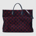 Gucci GG wool shopping bag 598169 Blue and red HY26476DS71