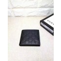 Gucci Guccissima Leather Wallet 473922 Black HY1928Rk60