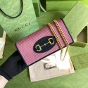 Gucci Horsebit 1955 chain wallet 621892 pink HY6470fr81