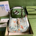 Gucci Jackie 1961 small hobo bag 636709 light blue HY22437np57