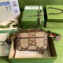Gucci Jumbo GG mini bag 696075 brown HY17864Zf62