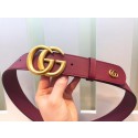 Gucci Leather Belt 414525 Wine HY10873Ty85
