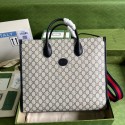 Gucci Medium tote with Interlocking G 674148 blue HY2473ta99