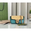 Gucci Online Exclusive GG Marmont mini bag 574969 light blue HY17352XW58