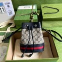 Gucci Ophidia GG mini bucket bag 550620 Blue HY4882nE34