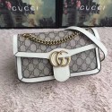 Gucci Ophidia GG Supreme small shoulder bag 443497 white HY7715Lp50