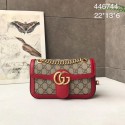 Gucci Ophidia GG Supreme small shoulder bag 446744 red HY5406kC27