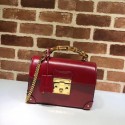 Gucci Padlock GG small bamboo shoulder Backpack 603221 red HY14040nU55