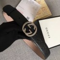 Gucci Signature leather belt 370543 black HY15874DI37