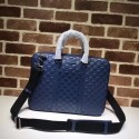Gucci Signature leather duffle 451169 Blue HY24751kC27