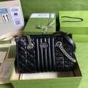 Gucci small leather shoulder bag 681483 black HY24378Ty85